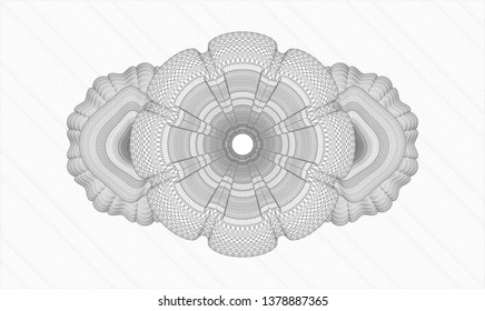 Grey passport rosette