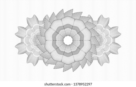 Grey passport rosette