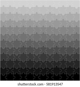 Grey pattern or background with shades in the form of a puzzle. vector illustration