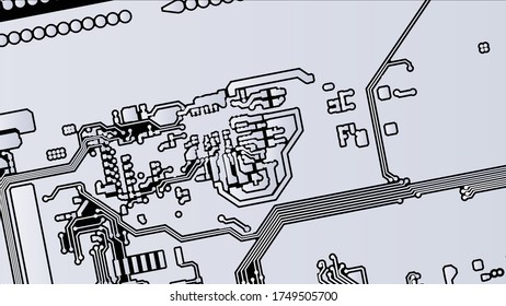 Grey pcb motherboard abstract texture background pattern backdrop