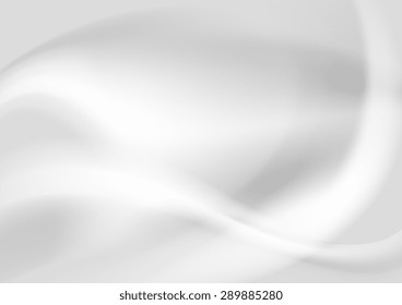 Grey pearl abstract elegant waves design. Vector background