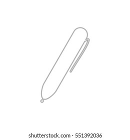 Grey pen icon.