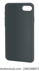 Grey phone case. vector illustration