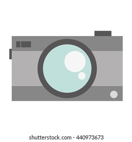 grey photographic camera