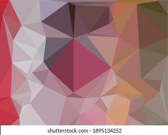 grey and pink colorful polygon gradient vector - background and texture 
