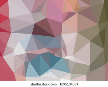 Grey and pink colorful polygon gradient vector - background and texture 