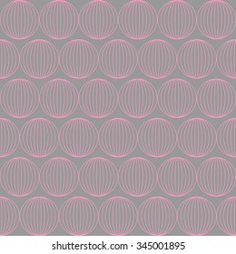 Grey pink geometric seamless pattern