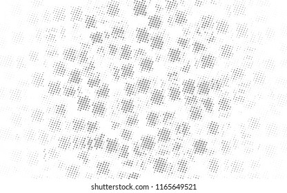 Grey pixel poster. Banner gray squares mosaic transparency. Abstract background pattern for design. Monochrome halftone effect. Abstract grunge textures. Vector illustration of eps10.