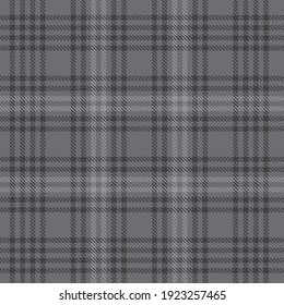 Grey Plaid, checkered, tartan seamless pattern suitable for fashion textiles and graphics