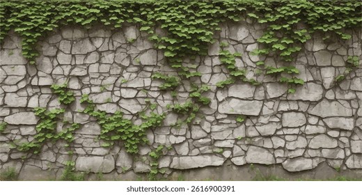 Grey plaster facade house wall with dark cracks