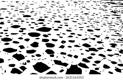Pared de la casa de la fachada de yeso gris con grietas oscuras. La oscura belleza de una pared negra. Elegante Ilustración vectorial de fondo negro con textura vintage grunge afligido y pintura de color gris oscuro