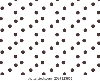 Grey polka dot. Seamless abstract pattern, flat style. Circle and bubble.
