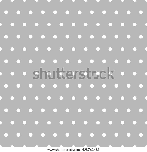 Grey Polka Dot Seamless Pattern Vector Stock Vector (Royalty Free ...