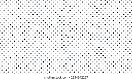grey polka dots pattern over white useful as a background