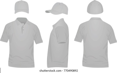 2,877 Grey collar t shirt Images, Stock Photos & Vectors | Shutterstock