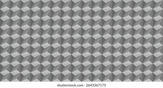 Fondo geométrico poligonal Abstractas del triángulo del polígono gris, ilustración ancha.