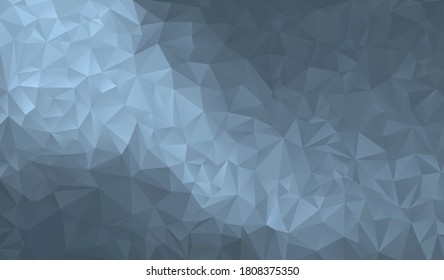 Grey polygonal background. Vector illustration. Follow other polygonal backgrounds in my collection.