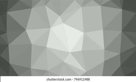 Grey polygonal illustration background. Low poly style