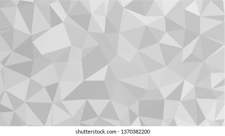 Grey Polygonal Mosaic Background, Low Poly Style, Vector illustration, Business Design Templates
