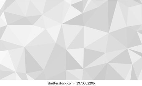 Grey Polygonal Mosaic Background, Low Poly Style, Vector illustration, Business Design Templates