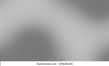 Grey pop art background in retro comic style with halftone design