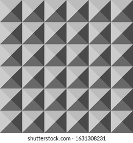 Grey Pyramids Pattern 3d Effect Stock Vector (Royalty Free) 1631308231 ...