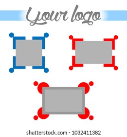 Grey rectangular icons with the image of the likeness of people