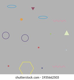 Grey Red Blue Modern Hipster Style Background. Green Yellow Colorful Modern Art Pattern. Orange Simple Purple Vector Illustration. Pink Violet Multicolor Digital Geometrical Modern Design.