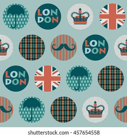 grey retro seamless vector pattern 
