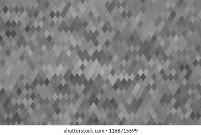 Grey rhombuses background. Background pattern of gray rhombus design. Halftone vintage abstract monochrome backdrop. Black and white grunge texture. Abstract vector illustration eps10.
