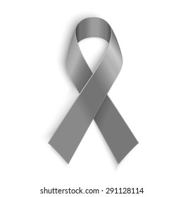 Grey Ribbon Symbol Borderline Personality Disorder Stock Vector ...