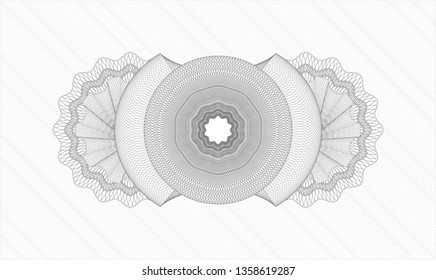 Grey rosette (money style emblem)