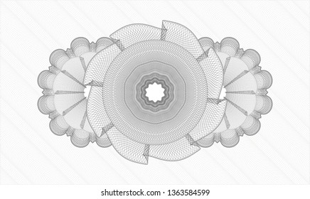 Grey rosette (money style emblem)
