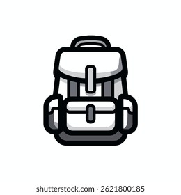 Grey rucksack offers gear storage outdoors travel item