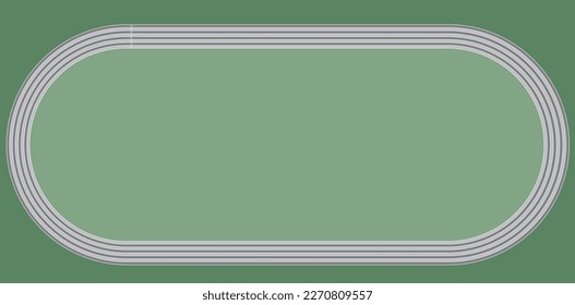 Grey running tracks. vector illustration