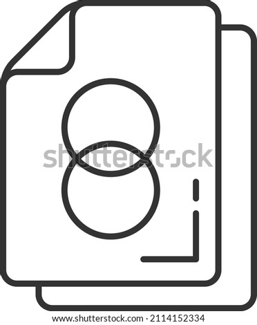 Grey Scale File Concept, Cad File Extension Vector Icon Design, Offset Printing Symbol, Digital Printer Services Sign, Cmyk Color print equipment Stock illustration