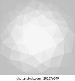Grey scale triangular abstract background