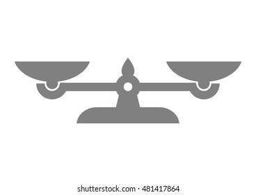 Grey scale vector icon on white background