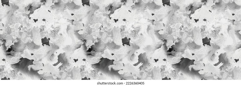 Grey Science Texture. White Rock Stone. Weiße graue Farbwissenschaft. Moderne Nahtlose Malerei. Light Splash Science. hellabstrakter Hintergrund. Graue Grautinte Wiederholung Farbe. Lichtfluftes Vektormuster.