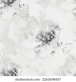 Grey Science Texture. Grey White Vector Texture. White Gray Ink Science. Light Grey Color Grain Stone. Grey Gradient Background. Light Tile Slate. White Repeat Science. Modern Abstract Painting.