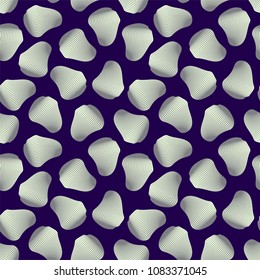 Grey seamless background with abstract forms of lines. Can be used for printing on packing paper, wallpaper, fabrics, in textiles, furniture fabric, interior decoration, fashion accessories.