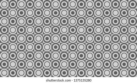 Grey Seamless Circle Pattern