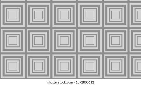 Grey Seamless Concentric Squares Pattern