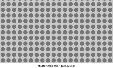 Grey Seamless Geometric Circle Background Pattern