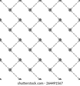 Grey seamless pattern with earth symbol on white, 10eps.