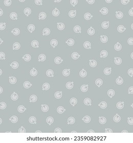 Grey seamless pattern with stopwatch