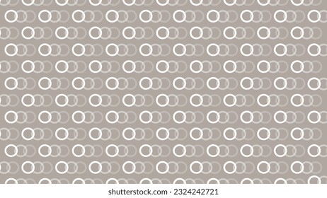 Grey seamless pattern with white circles