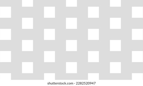 Grey seamless pattern with white squares