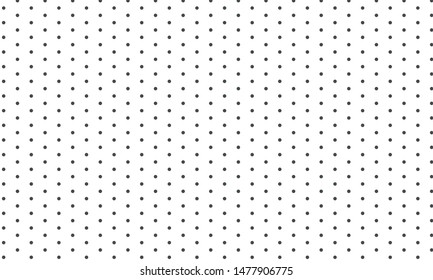 Grey seamless polka dot pattern. Vector illustration