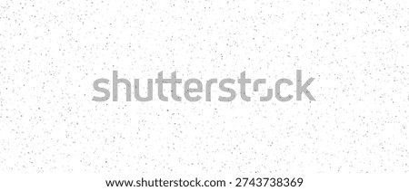 Grey seamless sand noise texture. Light gray grain background with speckles, flecks, particles. Repeated subtle distress grit pattern wallpaper. Scatter tiny dot surface. Vector speck overlay patern